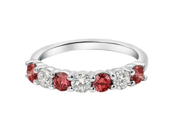 red melee ring Red melee diamond ring